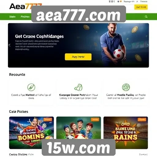 Recursos e funcionalidades do site aea777